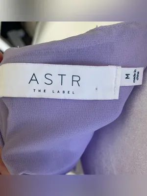 ASTR The Label Lavender Clarita mini dress backless wedding guest cocktail M thumbnail 13