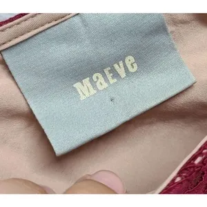 Maeve Anthropologie Dress Size Extra‎ Small Elsa Peplum Eyelash Wine Sleeveless thumbnail 6