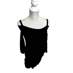 White House Black Market Sweater Dress Cotton stretch Knit‎ Mini size XS thumbnail 10