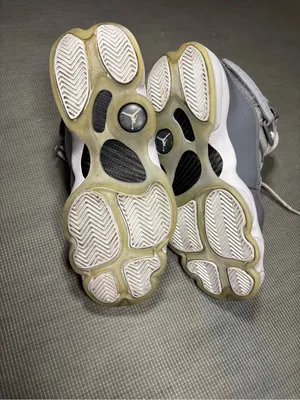 Jordan 6 Rings GS Cool Grey White Patent Leather Sneakers 323419-015 Youth 5.5Y thumbnail 7