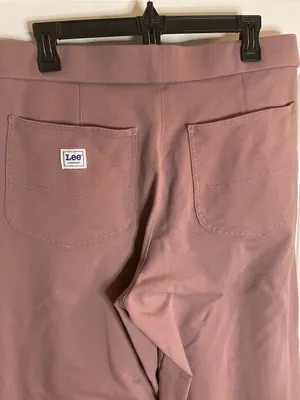 Lee Workwear Dusty Rose Wide Leg Pants Size Medium retro utility feminine retro thumbnail 6
