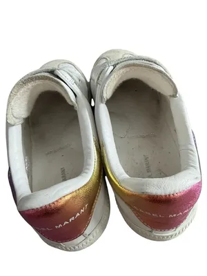 ISABEL MARANT White Leather LowTop Sneakers Size 30 / US 10 thumbnail 2