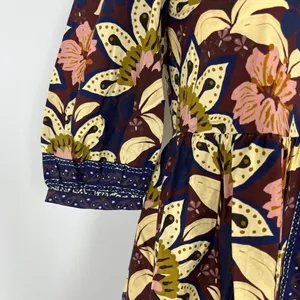 NWOT Farm Rio Ainika Chill Mini Dress Floral Womens Sz XXS Puff sleeves ruffle thumbnail 7