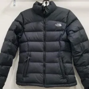North Face Womens XS Black 700 Nuptse Down Puffer Jacket Winter Coat thumbnail 6