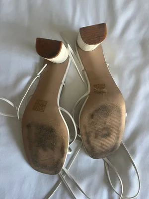 Princess Polly White Tie Heels thumbnail 4