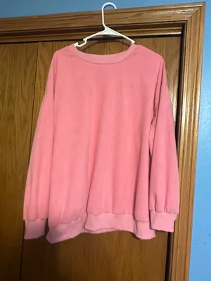 pink velvet sweater thumbnail 1