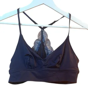 Aerie Size Medium Blue Lace Bralette thumbnail 1