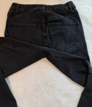 Express women’s Black Dark Wash skinny Ultra Hyper Stretch size M thumbnail 4