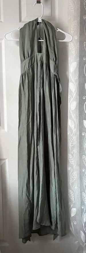 hellomolly Hello Molly over the limit halter maxi dress women size M thumbnail 1