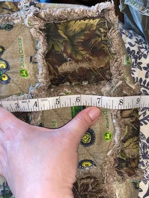 John Deere Quilted Rag Bag Camo Tractor Shoulder Purse Matching Wallet thumbnail 13