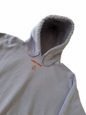 Lonely Ghost Sweatshirt Hooded Lilac Text Me When You Get Home thumbnail 10