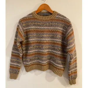 Elsamanda made in Italy Alpaca Wool Blend Sweater Womens Medium thumbnail 1