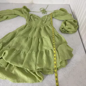 Princess Polly Long Sleeve Open Back Mini Dress Size 4 thumbnail 9