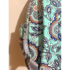 Vera Bradley Essential Compact Backpack Women OS Fan Flowers New Quilted‎ Cotton thumbnail 14
