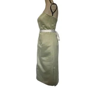 Alfred Sung Duchess Strapless Dress Sz 4 HOCO Y2K Wedding Guest Satin Prom thumbnail 7