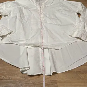 Ann Taylor Loft Size M White‎ Shirt Blouse Top Women thumbnail 4