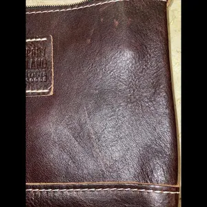 Portland Leather Goods Brown Crossbody‎ hobo Bag Purse 8.5”x9” thumbnail 4