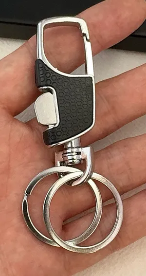 Car Keychain Carabiner Keychain for Men Women Double Key Rings thumbnail 1
