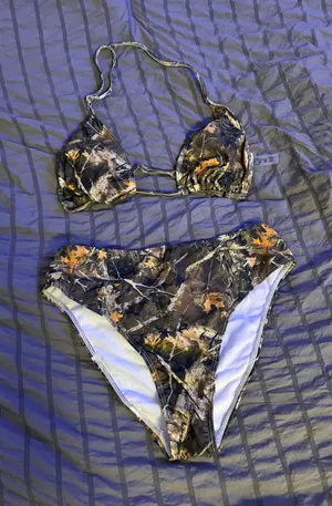 Camo Shein Bikini thumbnail 1