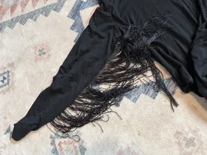 Forever 21 Black body suit with string thumbnail 2