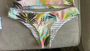 Palm Leaves Bikini Swimsuit Set thumbnail 2