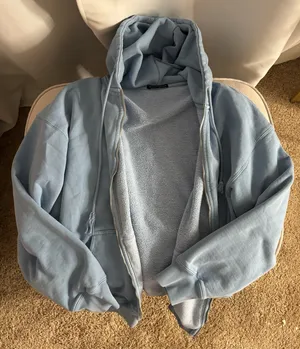 Brandy Melville Oversized Zip-Up Hoodie thumbnail 1