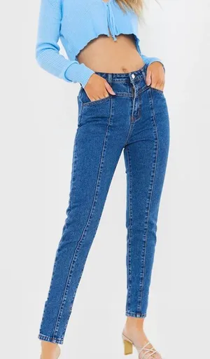 In The Style High Waisted Jeans thumbnail 1