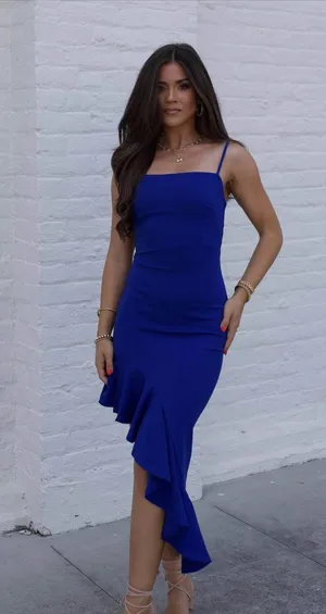 Blue cocktail Dress thumbnail 4