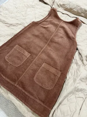 Brown Corduroy Dress thumbnail 1