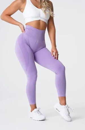Lilac Contour Seamless Leggings Small thumbnail 1
