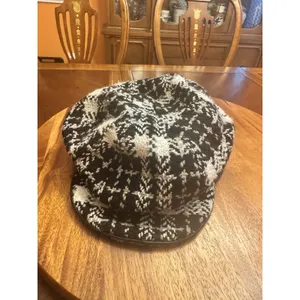 Banana Republic Wool Blend Newsboy Paperboy Newsie Flat Cap Hat Medium Large thumbnail 3