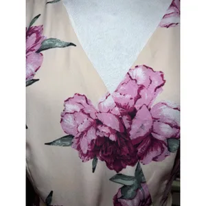 Lulus NWT French Countryside‎ Floral Wrap Dress XL Blush High-Low $79 thumbnail 5