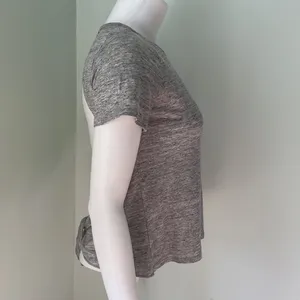 Dreamr Gray Diamond back open tied tee NEW thumbnail 5