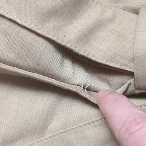 White House Black Market Tan Taper Ankle Belted Pants Size 8R thumbnail 5