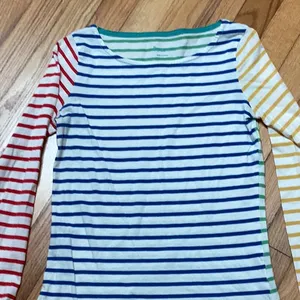 Boden Breton Sophie Hotch Potch Striped Top size 2 thumbnail 3