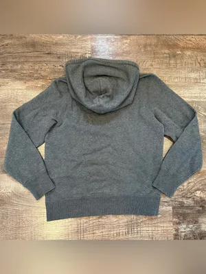 Nike Women’s Gray Pullover Hoodie Embroidered Logo Small Activewear Athletic thumbnail 4