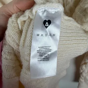 Aelfric Eden Cream Cable Knit‎ Sweater Medium Fisherman Minimalist Cozy Neutral thumbnail 8