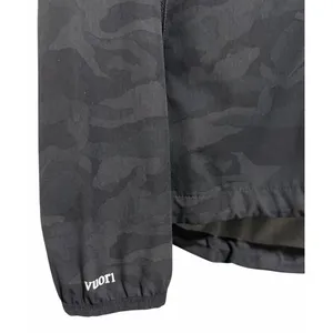 Vuori Outdoor Trainer Shell Hoodie Jacket‎ Black/Gray Camo Women's Size Medium thumbnail 7