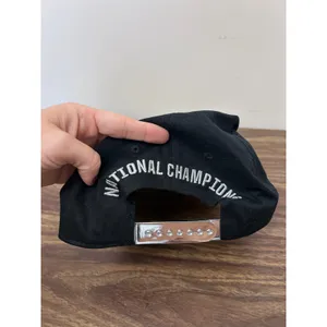 Jordan Brand UNC Tar Heels 2017 NCAA National Champions Snapback Hat Black Silv thumbnail 6