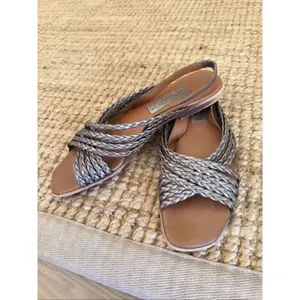 Calico Metallic Woven Leather Slingback Sandals Women’s Size (укажи свой) Square thumbnail 7