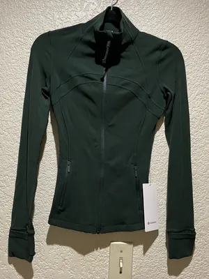Lululemon NWT Define Nulu Jacket Rain Forests Green Size 2 thumbnail 9