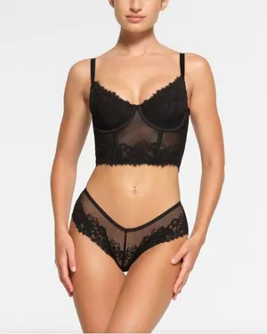 SKIMS Femme Lace Balconette Corset M thumbnail 1