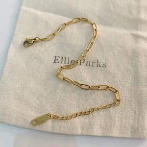 Boutique 18k Gold Mini Link Bracelet thumbnail 3