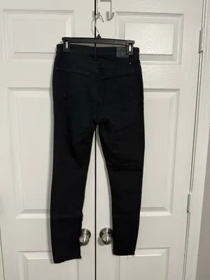 Lucky Brand Bridgette Black Distressed Skinny Jeans thumbnail 2