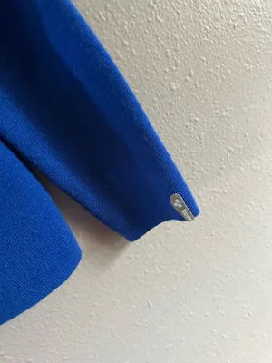 Meister wool blend half zip sweater Blue Size M thumbnail 5