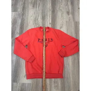 Paris Tour D'Or Women Red Graphic Sweatshirt‎ Paris Ile De France Size Large thumbnail 4