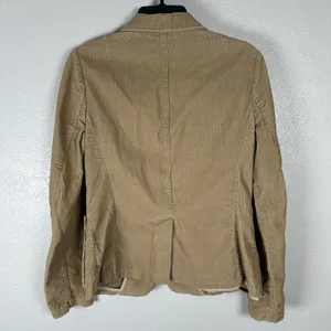 Gap Blazer‎ Womens Small Khaki Tan Corduroy Jacket Y2K VTG Vintage Academia thumbnail 4