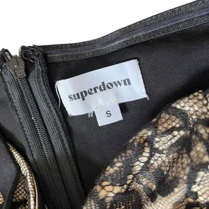 superdown Greta Halter Jumpsuit in Black‎ thumbnail 6