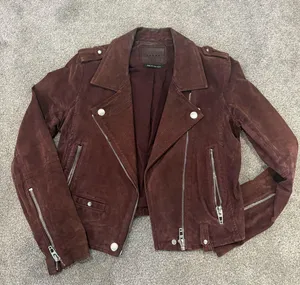 BLANKNYC Suede Moto Jacket Small thumbnail 1