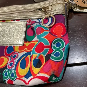Coach Poppy Pop C‎ Glam Graffiti Crossbody Multi Colors thumbnail 8